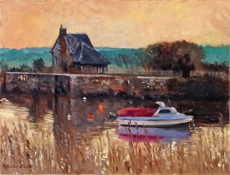 "Lock Keepers Cottage, Topsham" 40 x 30cm £395 framed £345 unframed